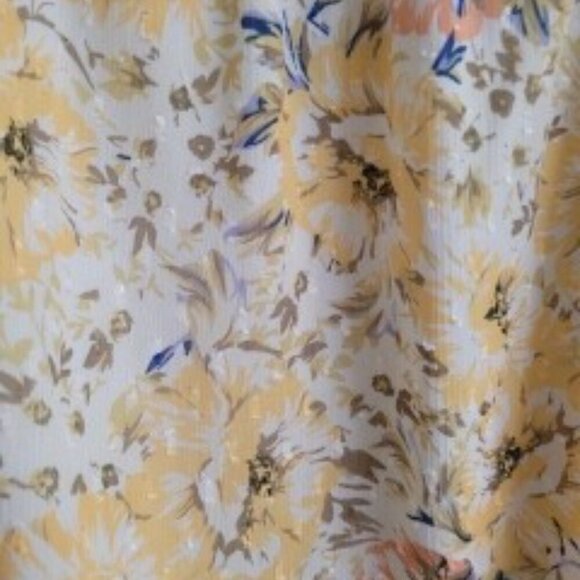 Joie NWT Floral Off-Shoulder Yellow Blouse Size Small - Picture 2 of 9